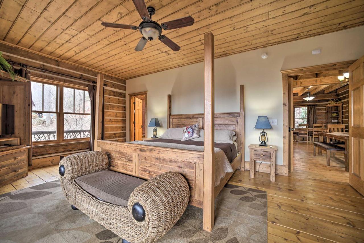 Luxury Cabin Rental In Franklin With Private Hot Tub Exterior foto
