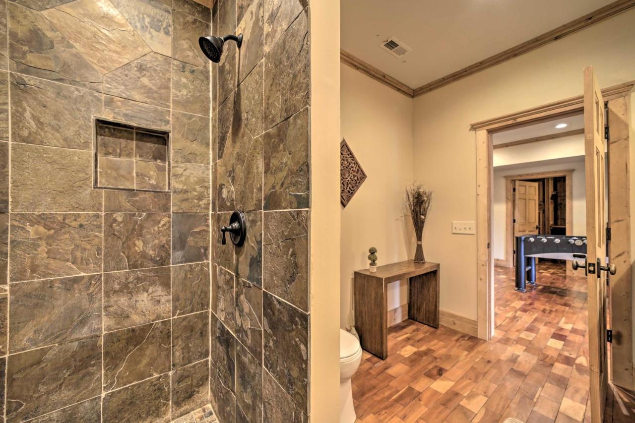 Luxury Cabin Rental In Franklin With Private Hot Tub Exterior foto